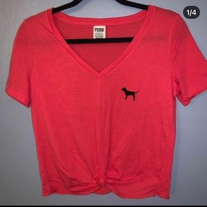 Great condition VS pink crop top